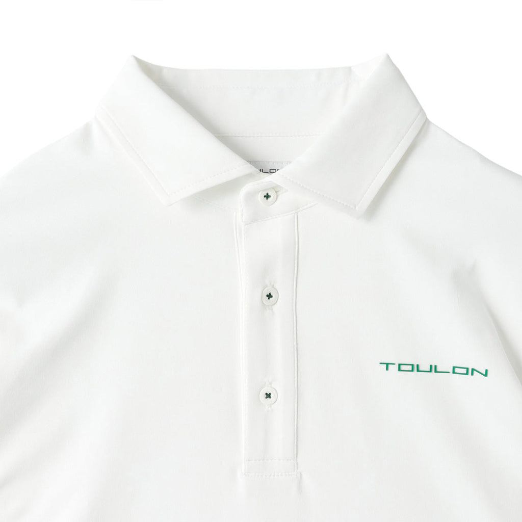 Toulon Golf FIRST RUN SS POLO 01 WHT