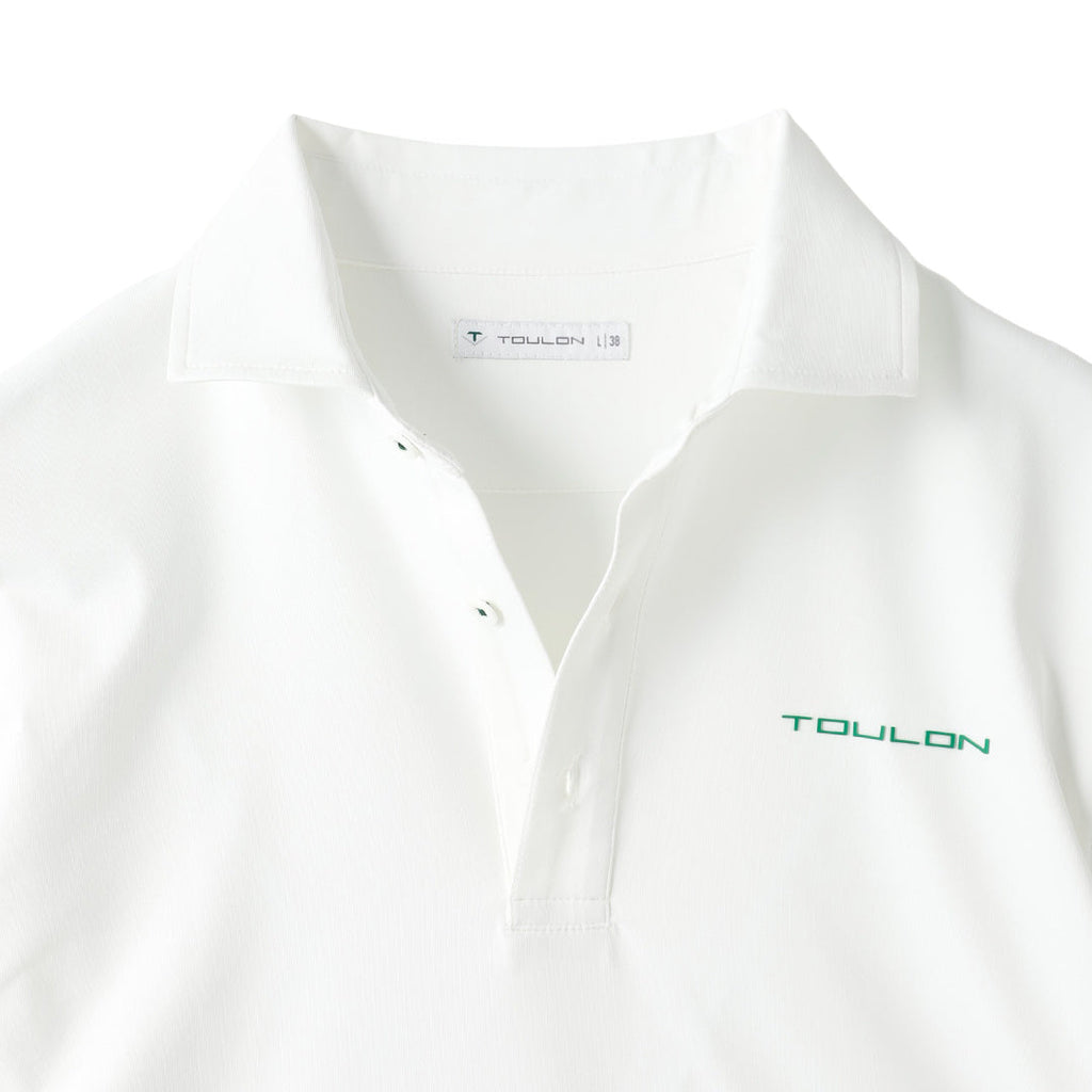 Toulon Golf FIRST RUN SS POLO 01 WHT