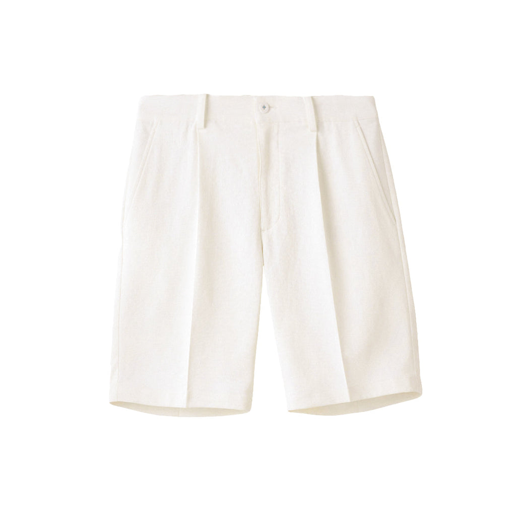 Toulon Golf LINEN MIXED SHORTS WHT