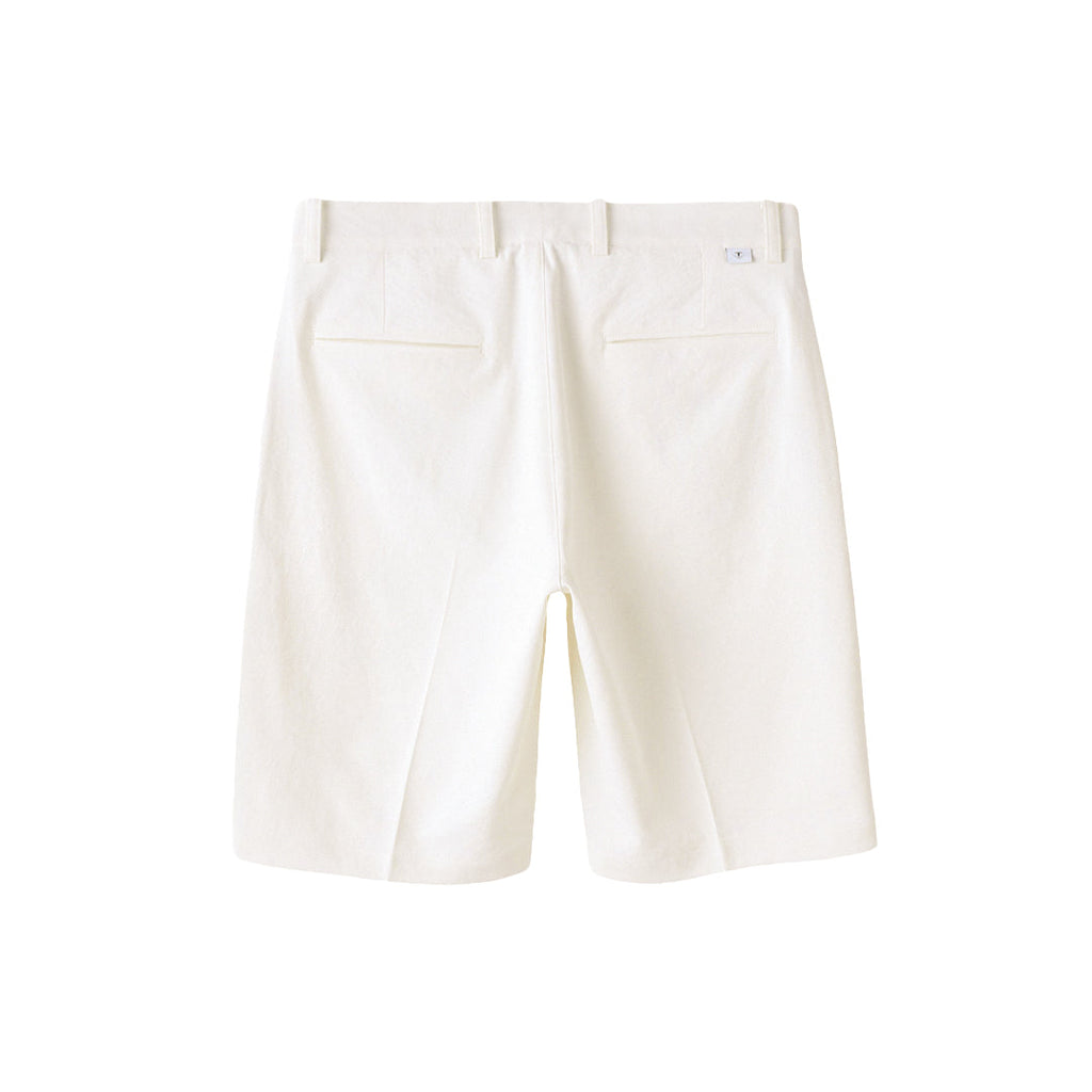 Toulon Golf LINEN MIXED SHORTS WHT