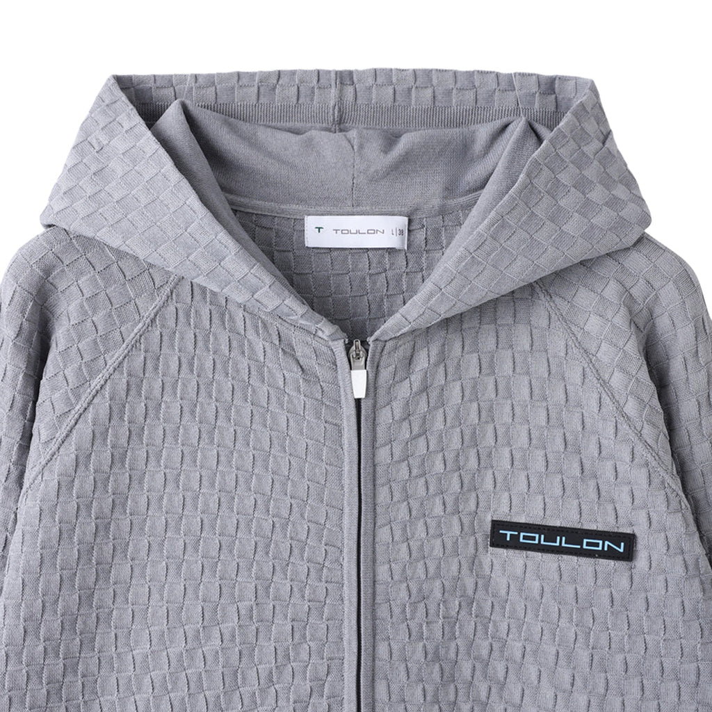 Toulon Golf MILWAUKEE ZIP HOODIE GRY