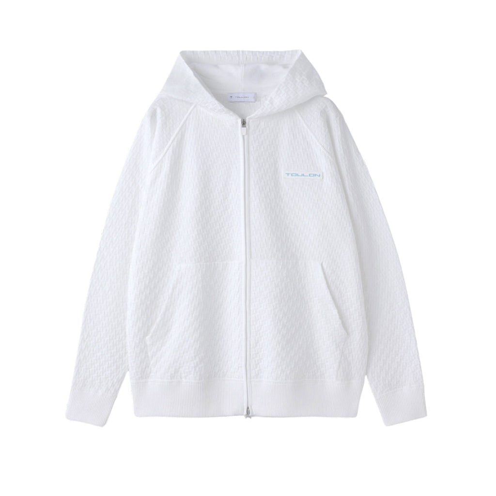 Toulon Golf MILWAUKEE ZIP HOODIE WHT