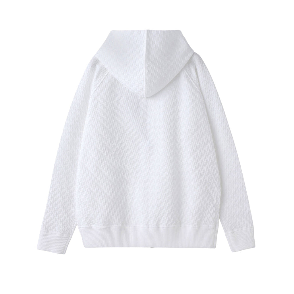 Toulon Golf MILWAUKEE ZIP HOODIE WHT