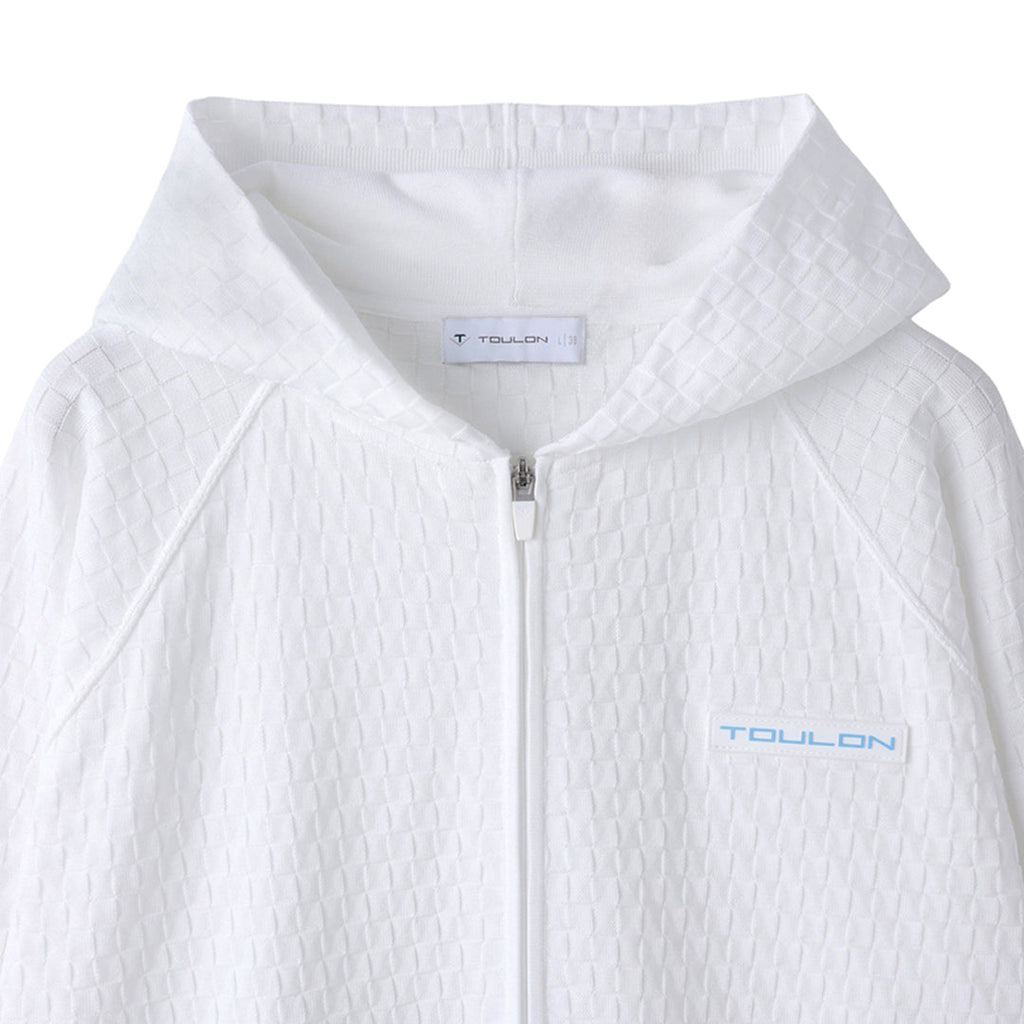 Toulon Golf MILWAUKEE ZIP HOODIE WHT
